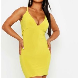 Summer time Lime green Bodycon Mini Dress